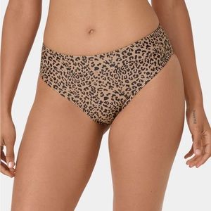 Halara Triangle Bikini Bottom, Animal Print, NWT